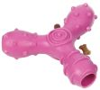 Pet Life 'Tri-Chew' Treat Dispensing and Chewing Interactive TPR Dog Toy